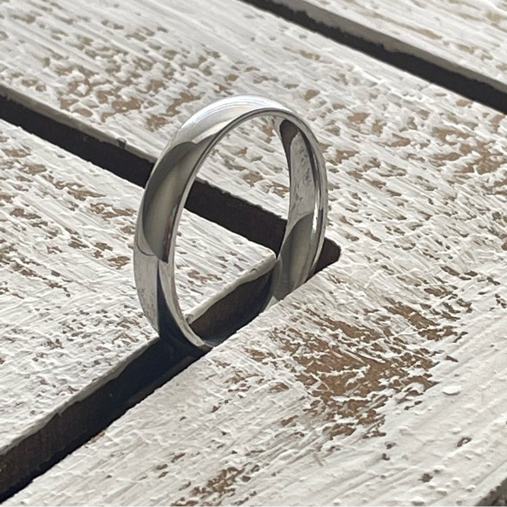 NWOT Stainless Steel Ring Wedding Band Thumb Ring Unisex Sz 10
